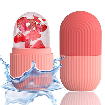 Face Ice Roller for Men & Women – Reusable & Unbreakable Face Massager for Glowing Skin, Puffy Eyes & Relaxation – Ice Cube Roller for Skin Care